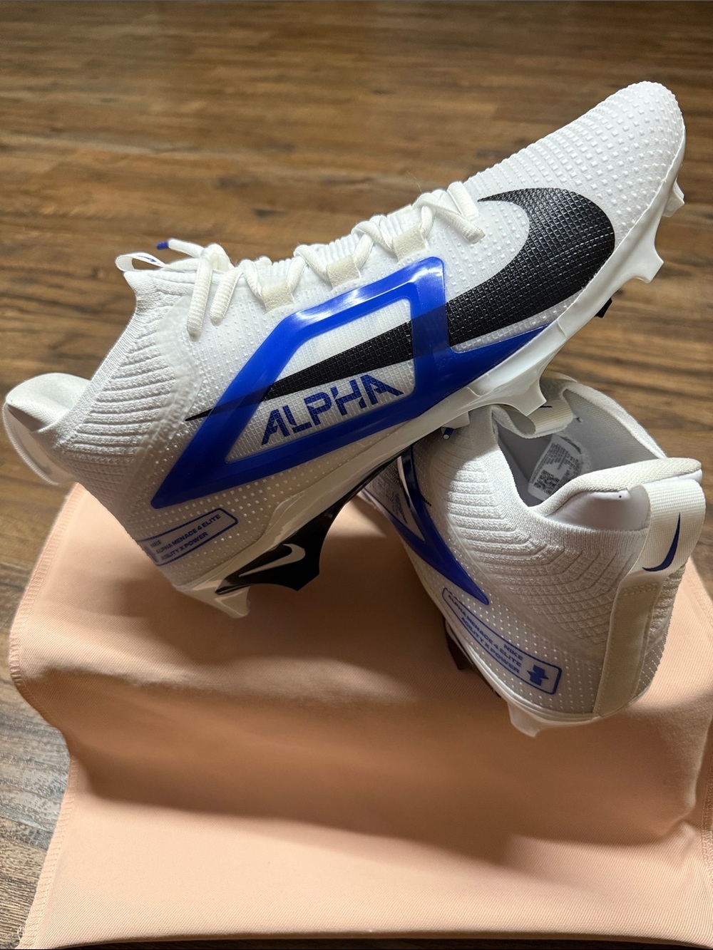 Nike Men's Alpha Menace 4 Elite Football Cleats “Team Blue”